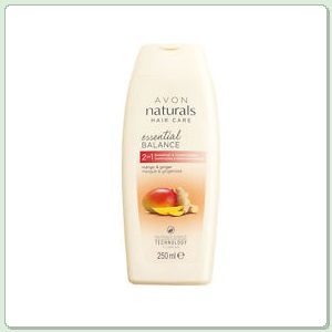 AVON NATURALS HAIR CARE Mango e Zenzero 2 in 1 Shampoo e balsamo 250 ml (#173781)