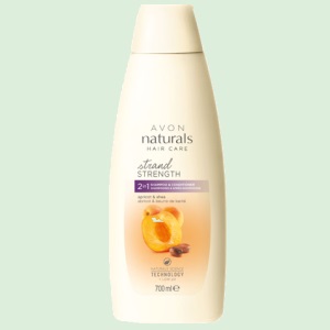 AVON NATURALS HAIR CARE Albicocca e Burro di Karite 2 in 1 Shampoo e balsamo 700 ml (#183293)